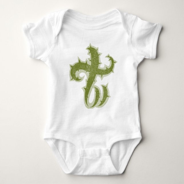 Baby Vintage Cactus Bodysuit (Front)