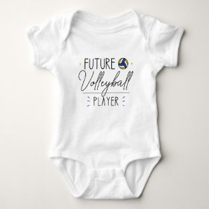 Baby Volleyball - Future Volleyball Player Baby Bodysuit