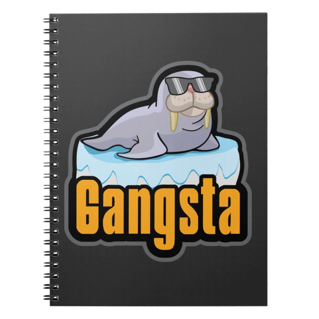 Baby Walrus Gift Sea Animal Zoo Arctic funny Notebook (Front)