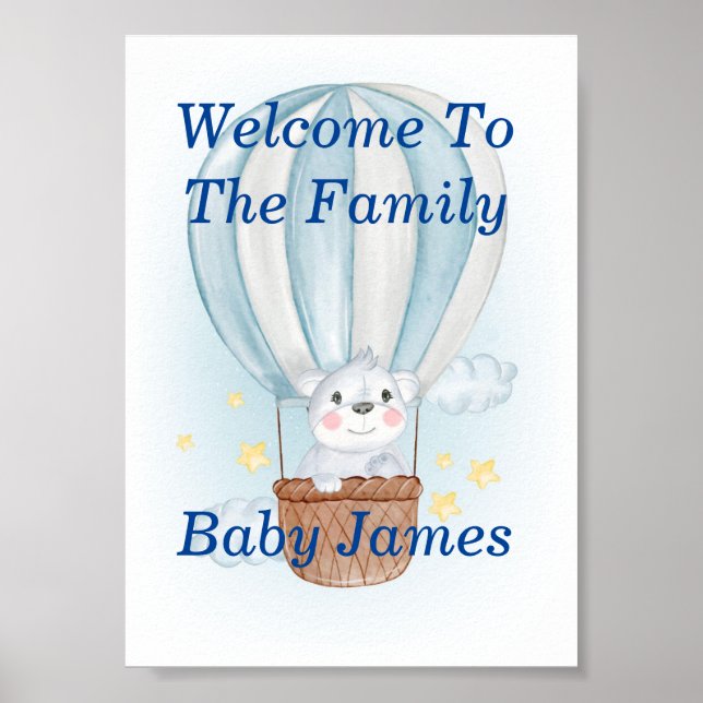 Baby Welcome To The Family Poster (Front)