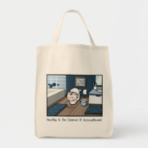 Baby White Tiger's Hardship Grocery Tote