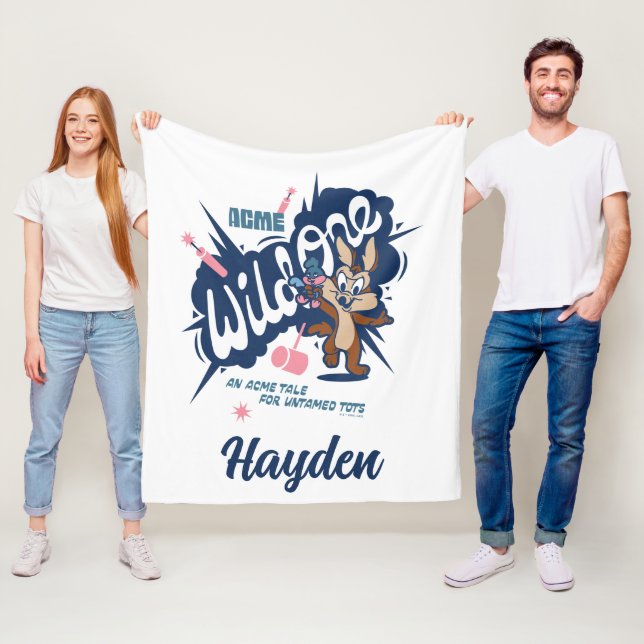 Baby WILE E. COYOTE™ - Wild One Fleece Blanket (In Situ)