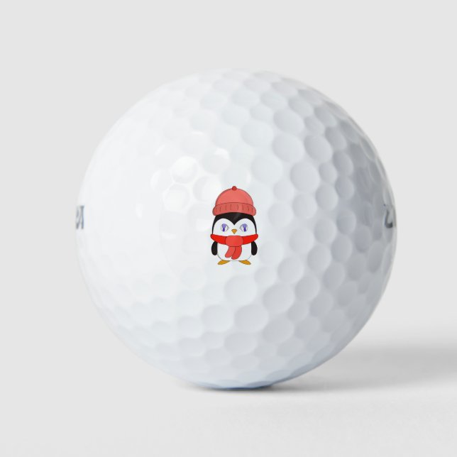 Baby Winter Penguin Golf Balls (Front)