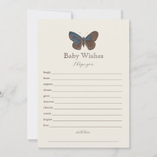 Baby Wishes Baby SHower  Advice Card