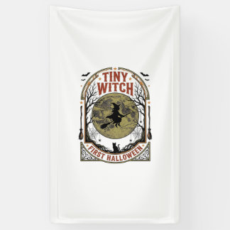 Baby Witch Halloween Shirt for First Spooky Season Banner