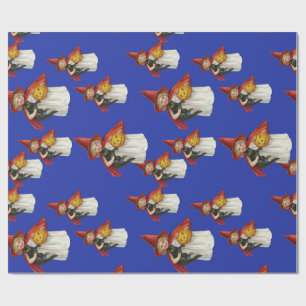 Baby witches Halloween night Wrapping Paper