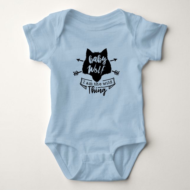 Baby Wolf Bodysuit (Front)