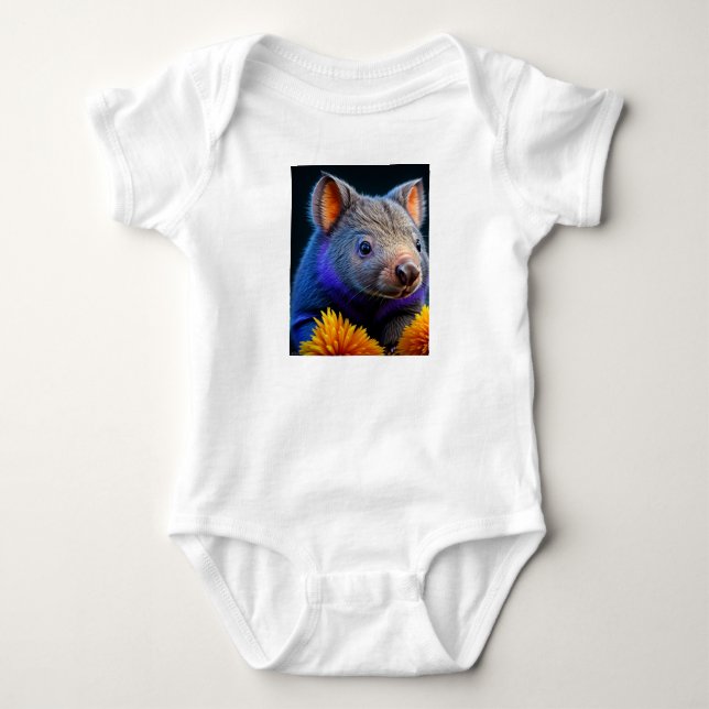 Baby wombat bodysuit (Front)