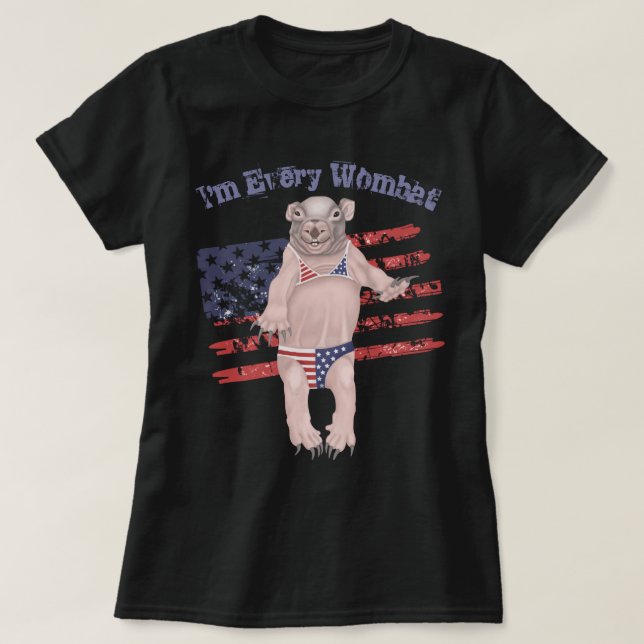 Baby Wombat T-Shirt (Design Front)