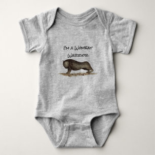 Baby Wombat Warrior T-Shirt Bodysuit