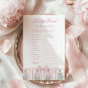 Baby Word Scramble Love Shack Baby Coquette game