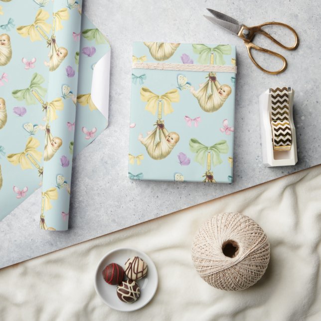 Baby Wrapping Paper, Wrapping Paper (Crafts)