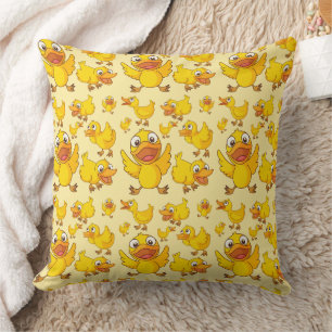 Baby Yellow Ducks Cushion