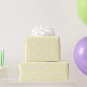 Baby Yellow Polka Dots Wrapping Paper