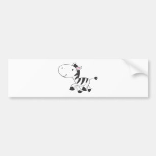 Baby Zebra Bumper Sticker