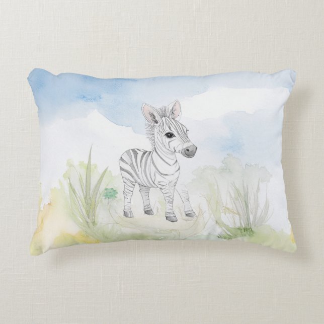 Baby Zebra  Decorative Cushion (Front)