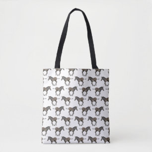 Baby Zebra Frenzy All Over Print Bag