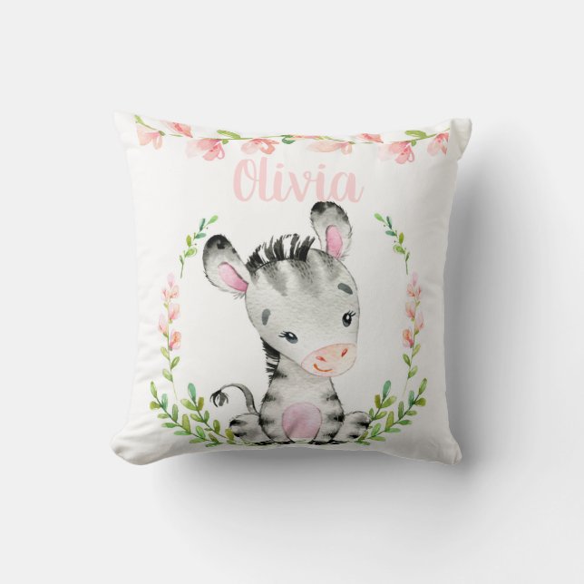 Baby zebra pillow (Front)