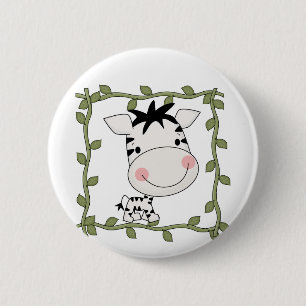 Baby Zebra T-shirts and Gifts 6 Cm Round Badge