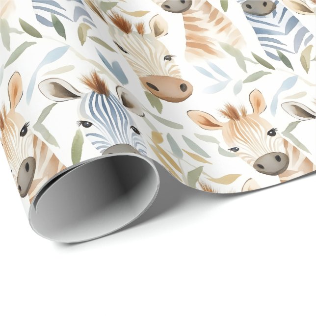 Baby zebras wrapping paper (Roll Corner)