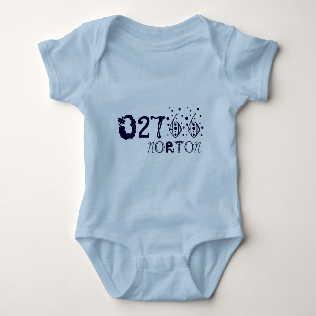 Baby ZIP CODE Shirt (Front)