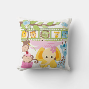 Baby Zoo Animals Pillow