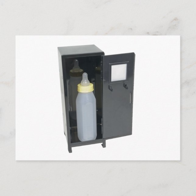 BabyBottleInLocker122111 Postcard (Front)