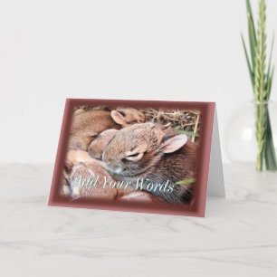 BAbyBunnies-any occasion-customise Card