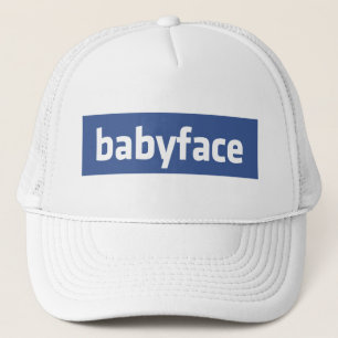 babyface funny social networking parody trucker hat