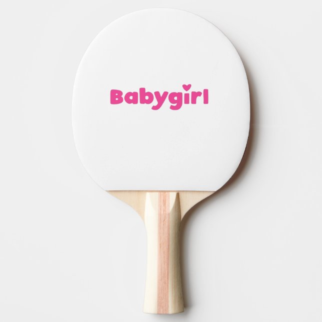 Babygirl  ping pong paddle (Front)