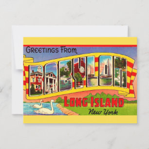 Babylon Long Island Greeting Postcard 