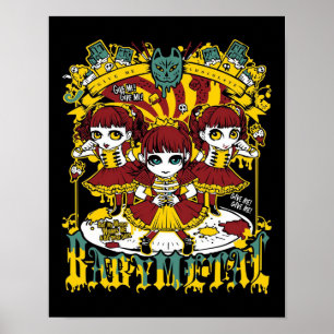 babymetal gimme chocolate poster