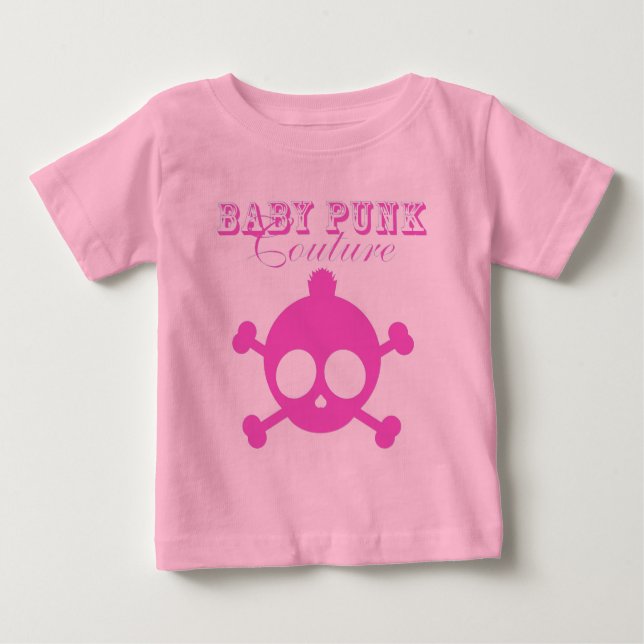 babypunk-Pink Baby T-Shirt (Front)