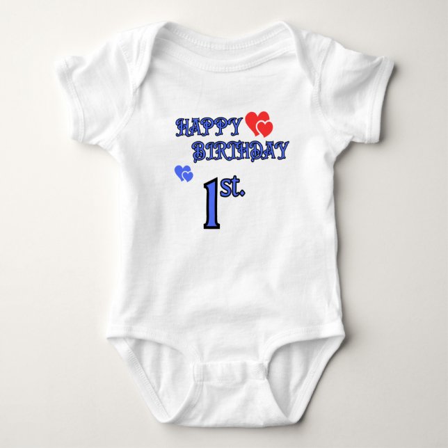 Baby's 1st Birthday Bodysuit (Front)