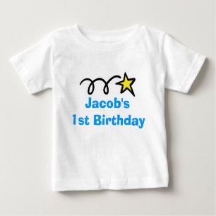Babys 1st Birthday shirt Personalised with name
