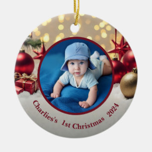 Baby's 1st Christmas: A Cherished Keepsake Ceramic Ornament