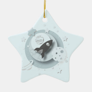 "Baby's 1st Christmas" Moon & Stars Decoration