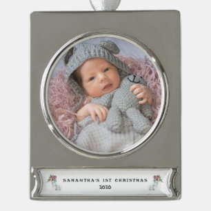 Baby's 1st Christmas Photo Banner Ornament