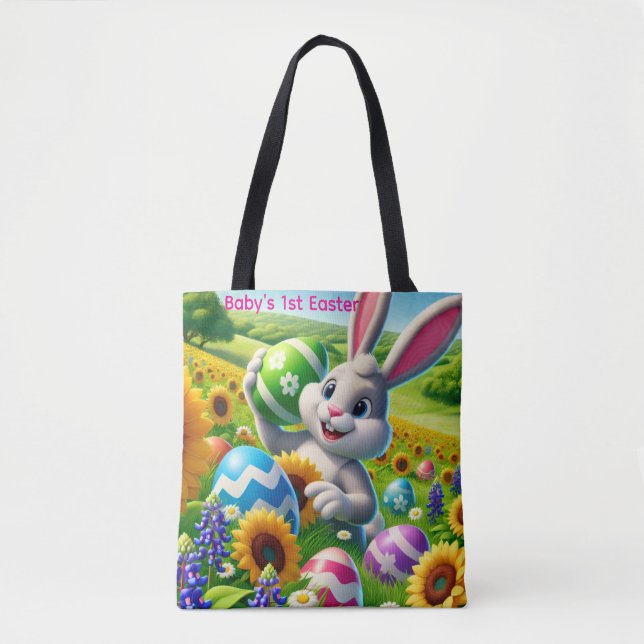 Baby's 1st Easter Tote Bag (Front)