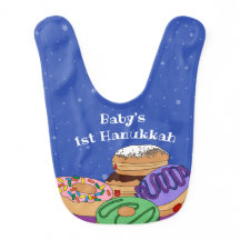 Baby's 1st Hanukkah Jelly Doughnuts