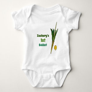 Baby's 1st Sukkot Personalised Baby Bodysuit