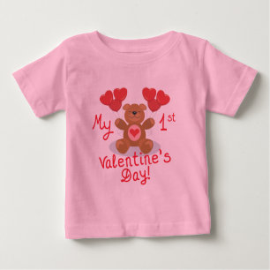 Baby's 1st Valentine's Day Baby T-Shirt