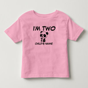 BABY'S 2ND BIRTHDAY (AGE TWO) Personalised Toddler T-Shirt