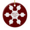 Baby's 2nd Christmas Red Snowflake Ornament