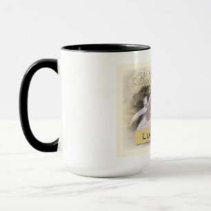 Baby's Baptism Neutral, Customisable Name, Liam Mug