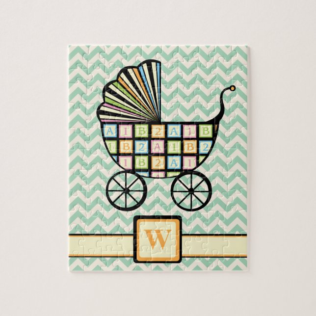 Baby's Blocks Stroller Puzzle (Vertical)