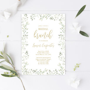 Baby's Breath Bridal Shower Invitation