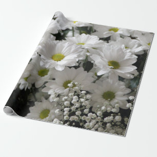 Baby's Breath & Daisies Wrapping Paper