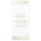 Baby's Breath Gold Floral Wedding Programs