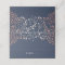 Baby's Breath Navy Blue and Rose Gold Wedding